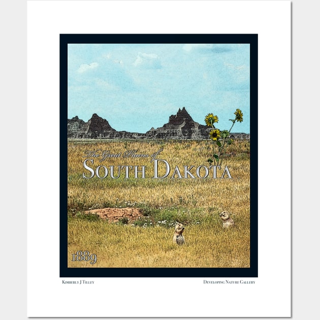 The Prairie Lands of South Dakota Wall Art by kimberlyjtphotoart